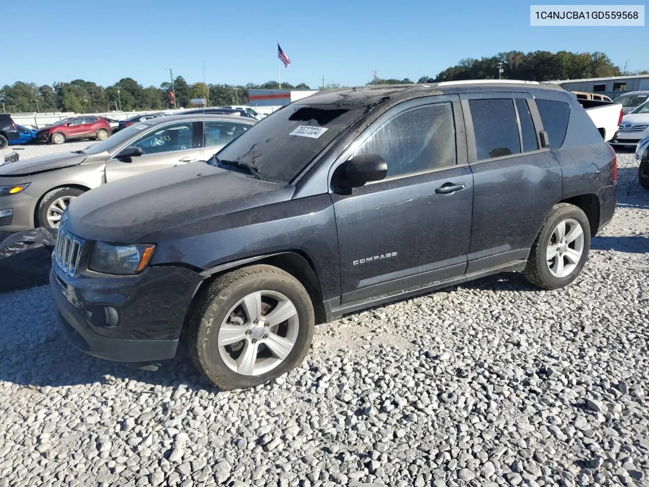 2016 Jeep Compass Sport VIN: 1C4NJCBA1GD559568 Lot: 76537804