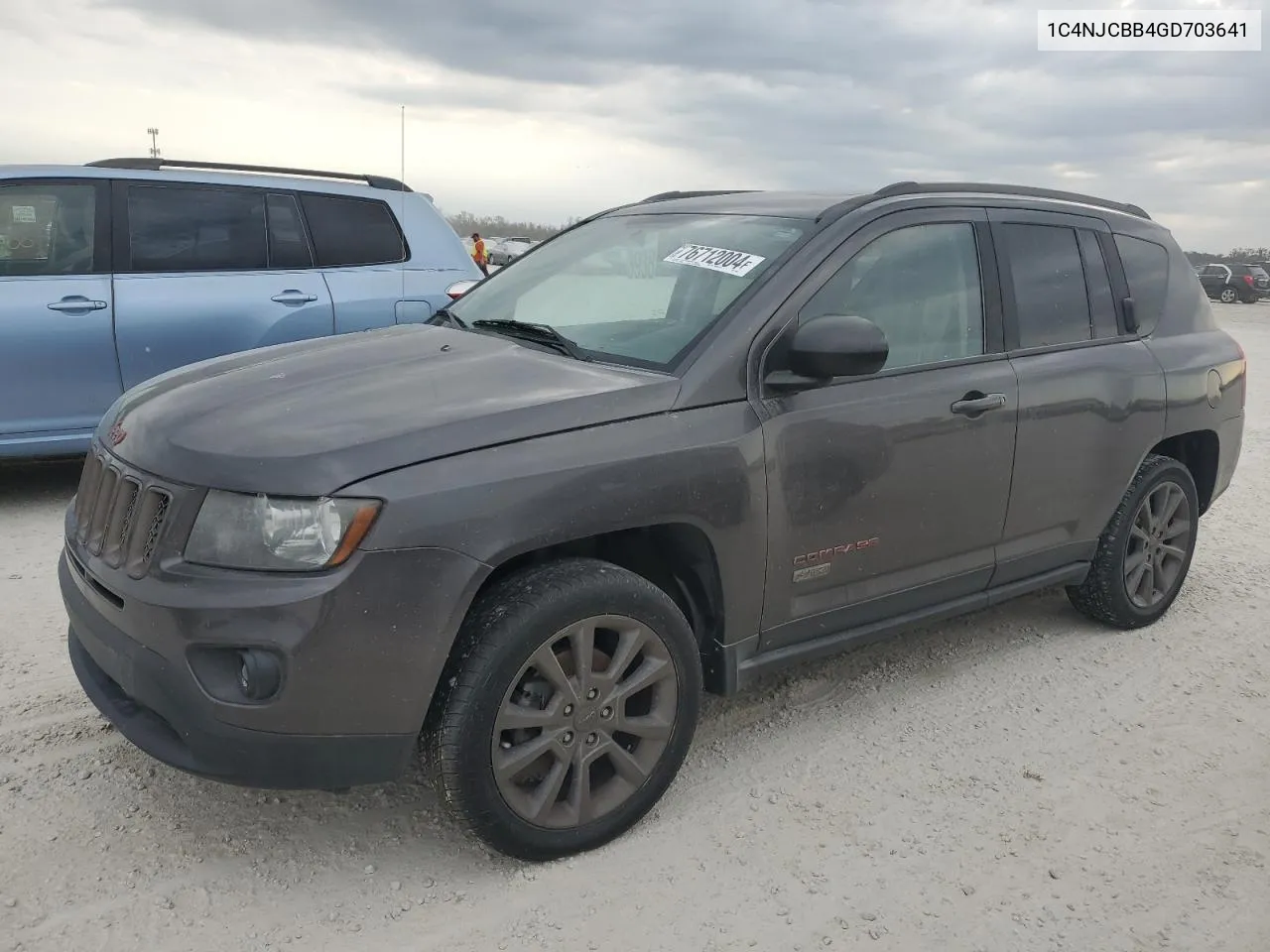 2016 Jeep Compass Sport VIN: 1C4NJCBB4GD703641 Lot: 76712004