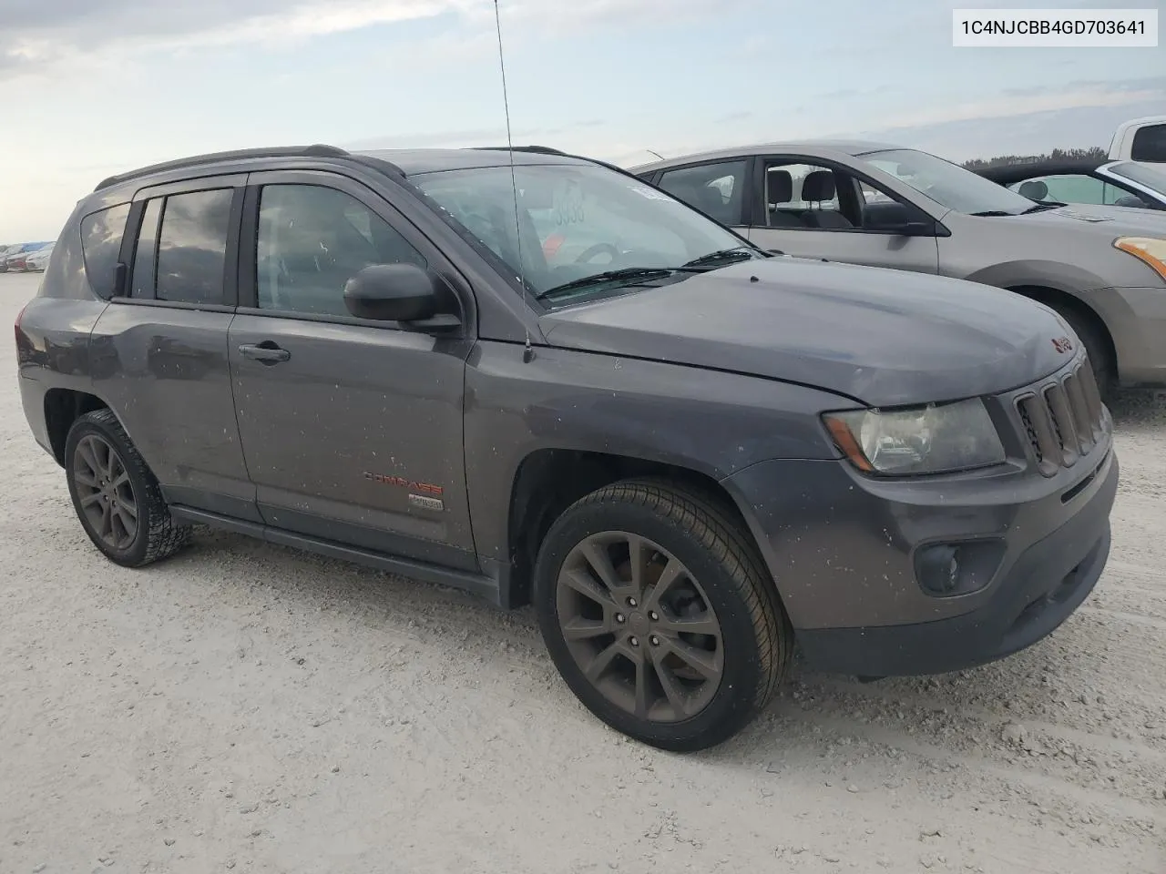 2016 Jeep Compass Sport VIN: 1C4NJCBB4GD703641 Lot: 76712004