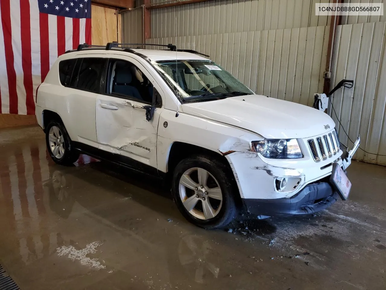 2016 Jeep Compass Sport VIN: 1C4NJDBB8GD566807 Lot: 76770974