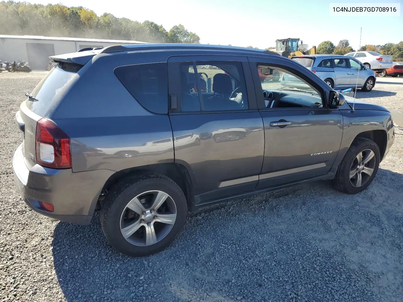 2016 Jeep Compass Latitude VIN: 1C4NJDEB7GD708916 Lot: 77106464