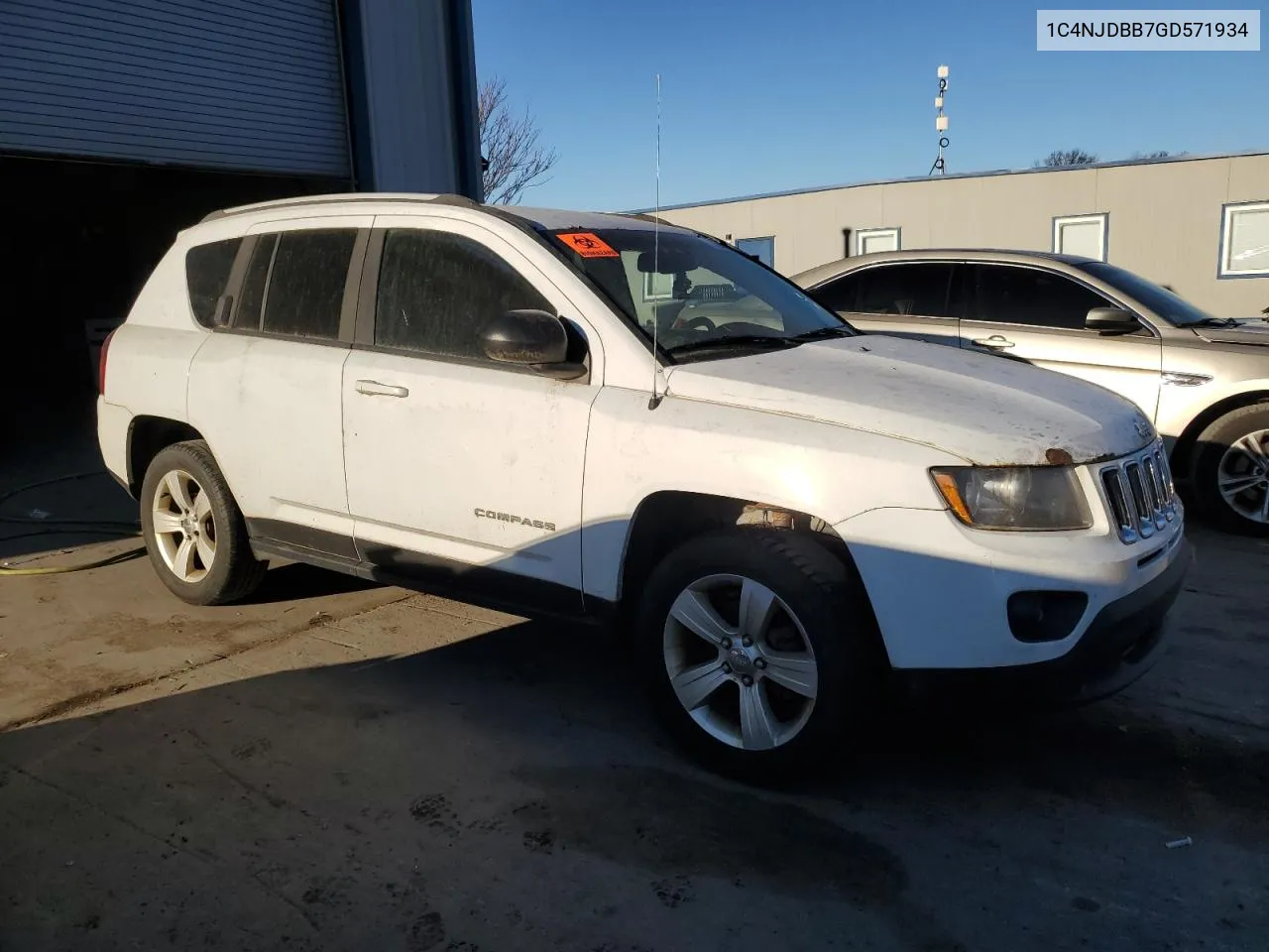 2016 Jeep Compass Sport VIN: 1C4NJDBB7GD571934 Lot: 77340344