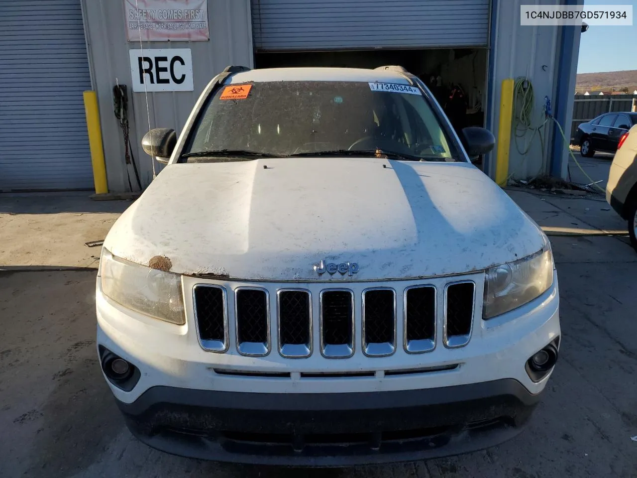 2016 Jeep Compass Sport VIN: 1C4NJDBB7GD571934 Lot: 77340344