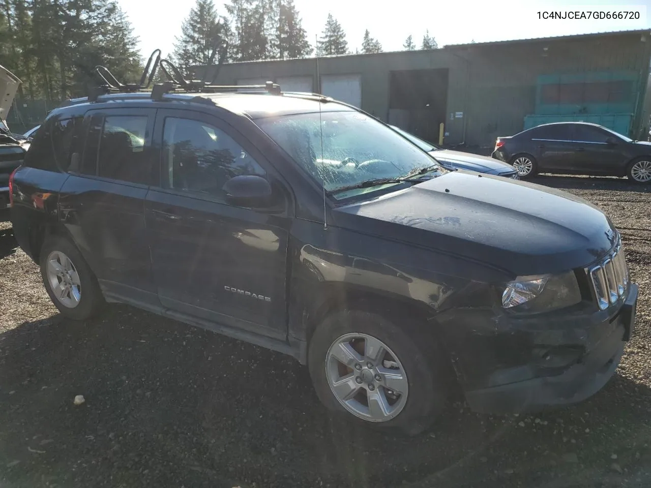 2016 Jeep Compass Latitude VIN: 1C4NJCEA7GD666720 Lot: 77384014