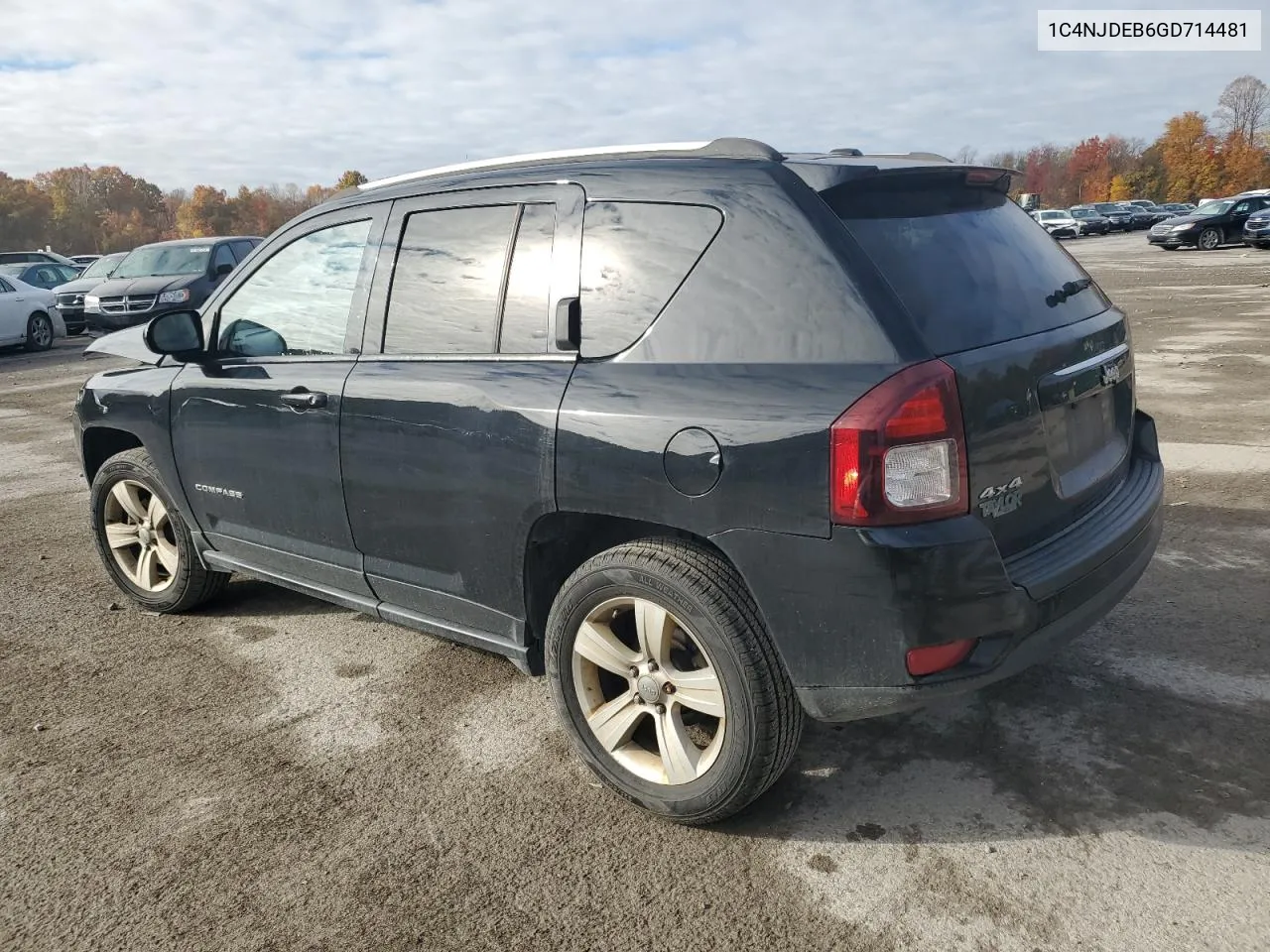 2016 Jeep Compass Latitude VIN: 1C4NJDEB6GD714481 Lot: 77395654