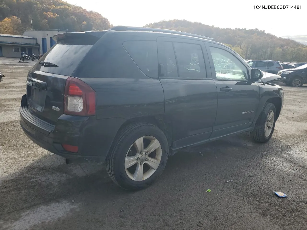 2016 Jeep Compass Latitude VIN: 1C4NJDEB6GD714481 Lot: 77395654