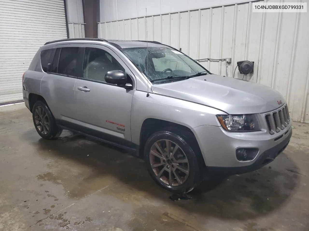 2016 Jeep Compass Sport VIN: 1C4NJDBBXGD799331 Lot: 77398344