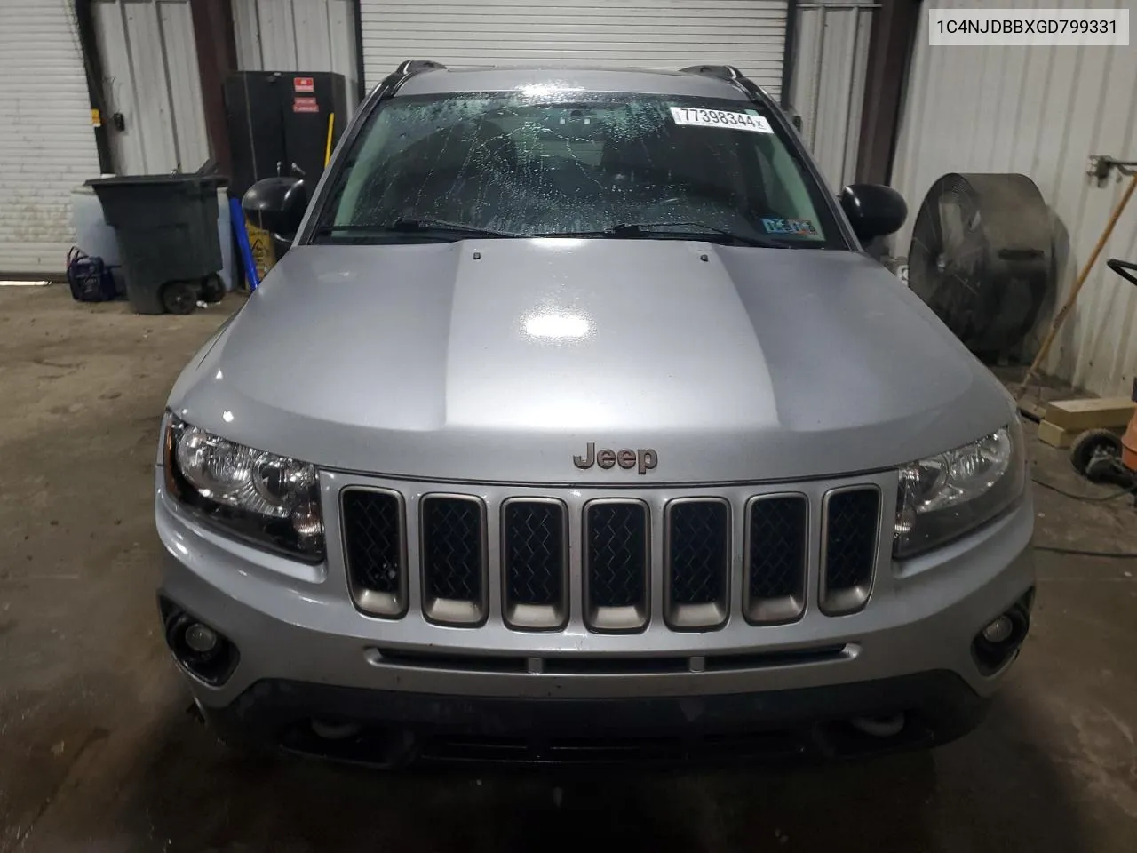 2016 Jeep Compass Sport VIN: 1C4NJDBBXGD799331 Lot: 77398344