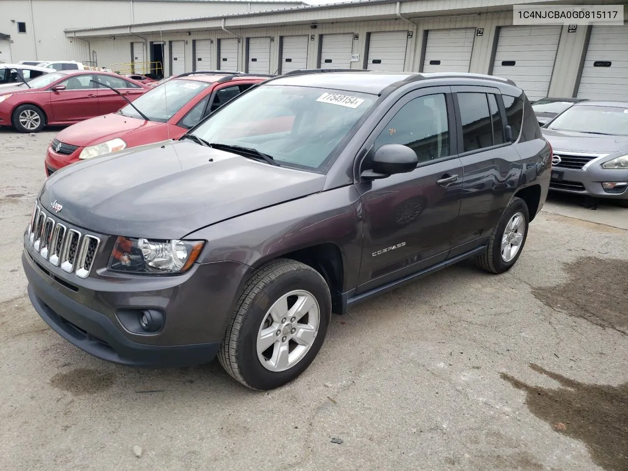 2016 Jeep Compass Sport VIN: 1C4NJCBA0GD815117 Lot: 77549154