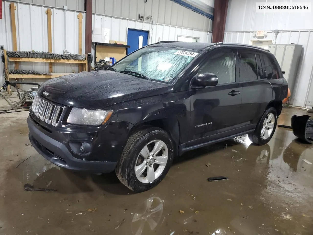 2016 Jeep Compass Sport VIN: 1C4NJDBB8GD518546 Lot: 77670584