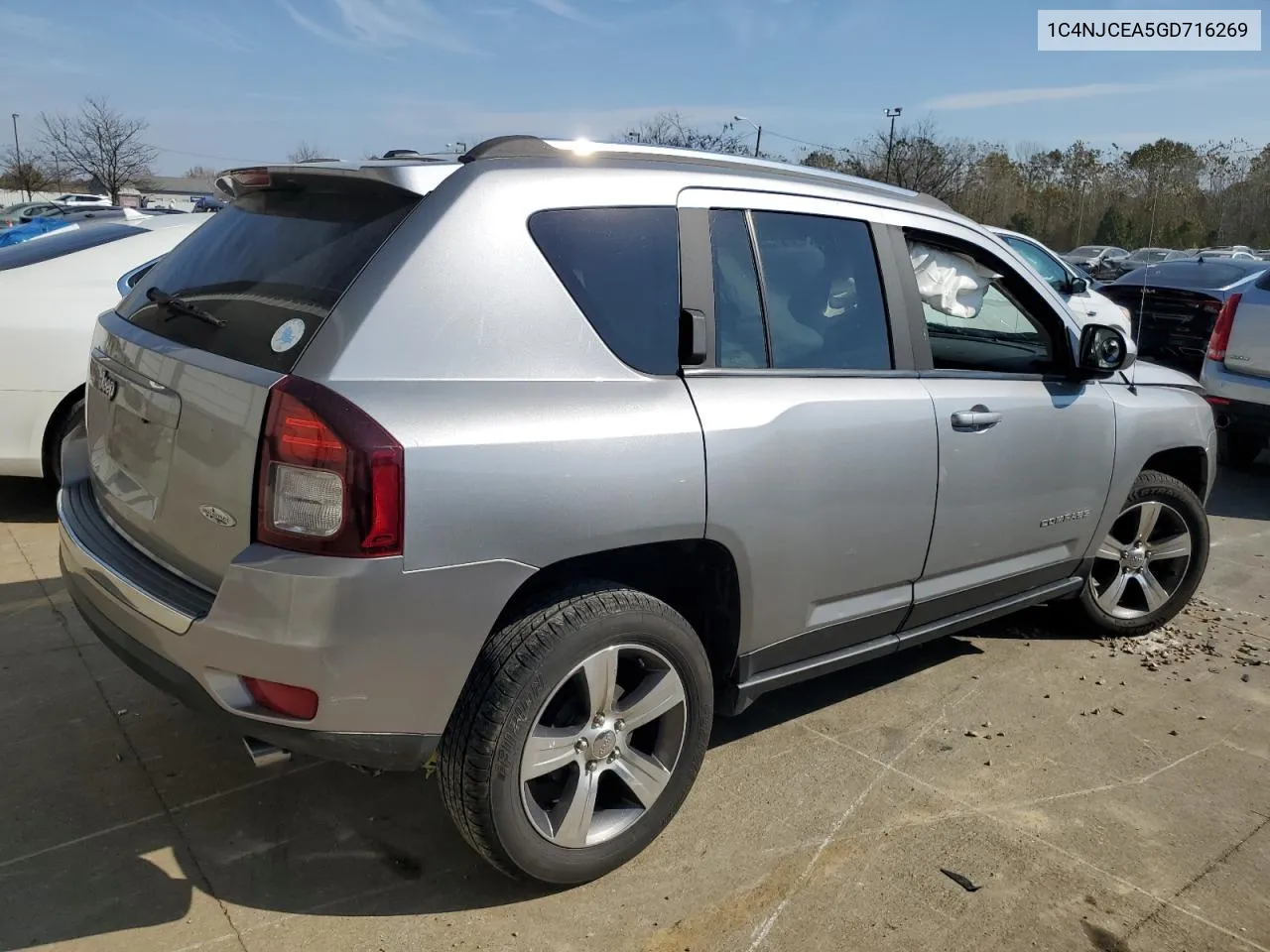 2016 Jeep Compass Latitude VIN: 1C4NJCEA5GD716269 Lot: 78089234