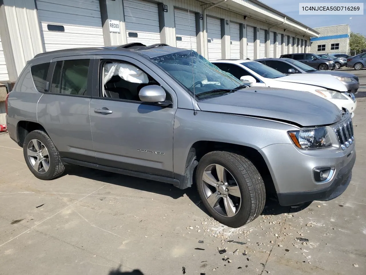 2016 Jeep Compass Latitude VIN: 1C4NJCEA5GD716269 Lot: 78089234