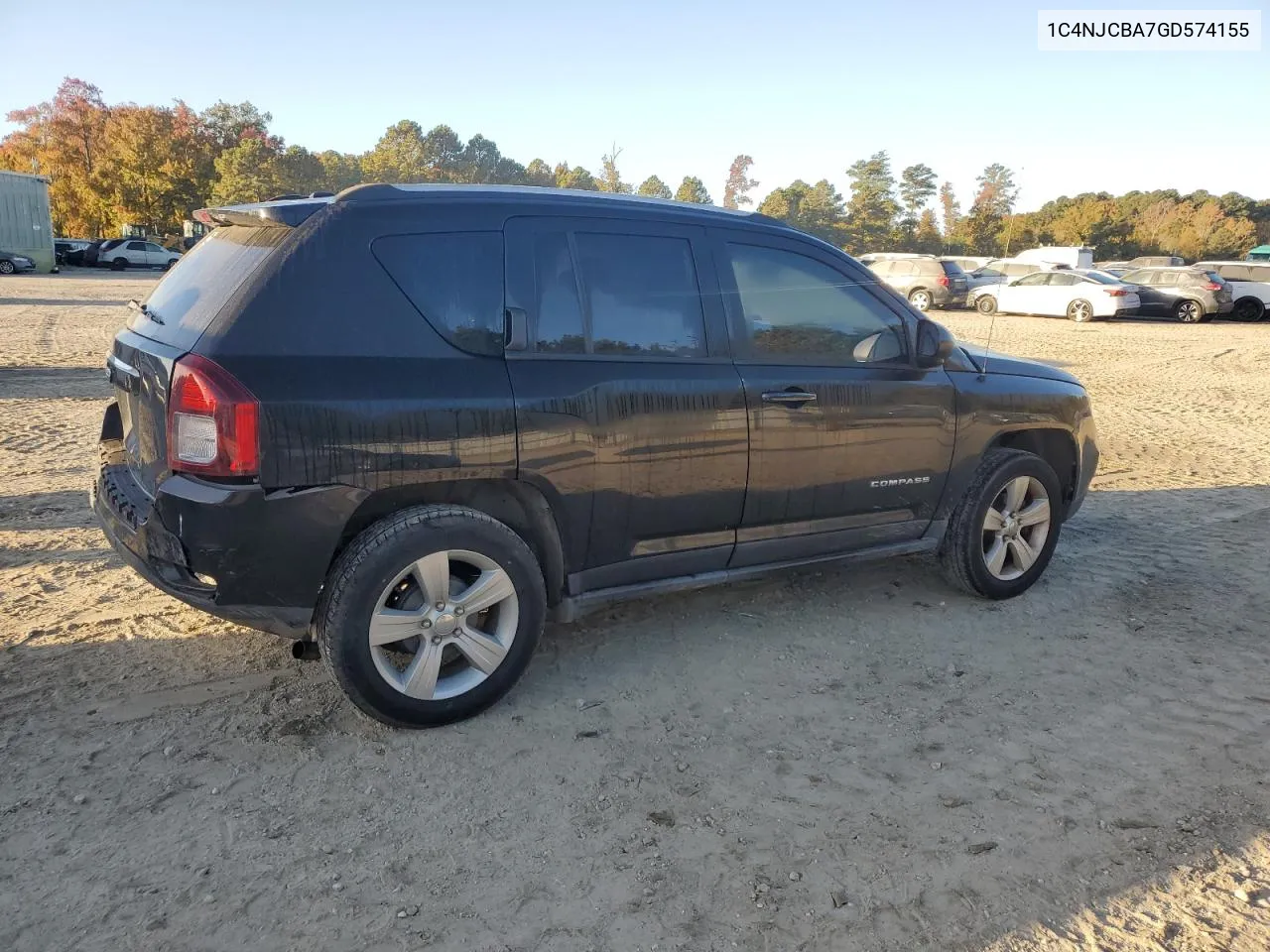 2016 Jeep Compass Sport VIN: 1C4NJCBA7GD574155 Lot: 78097304