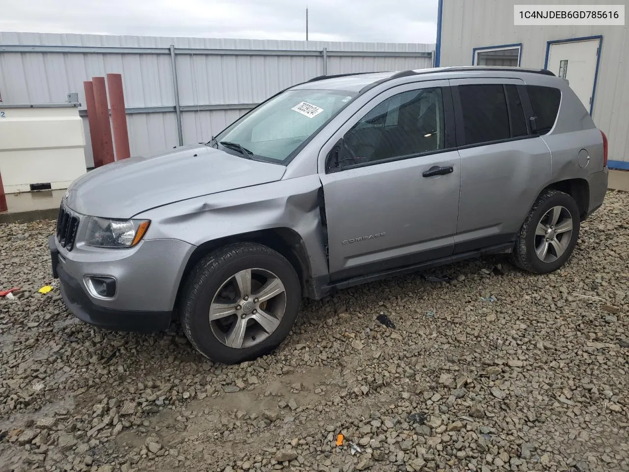 2016 Jeep Compass Latitude VIN: 1C4NJDEB6GD785616 Lot: 78239124