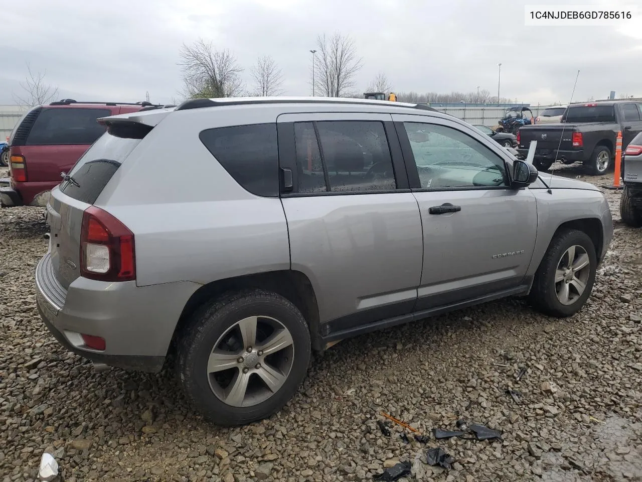 2016 Jeep Compass Latitude VIN: 1C4NJDEB6GD785616 Lot: 78239124