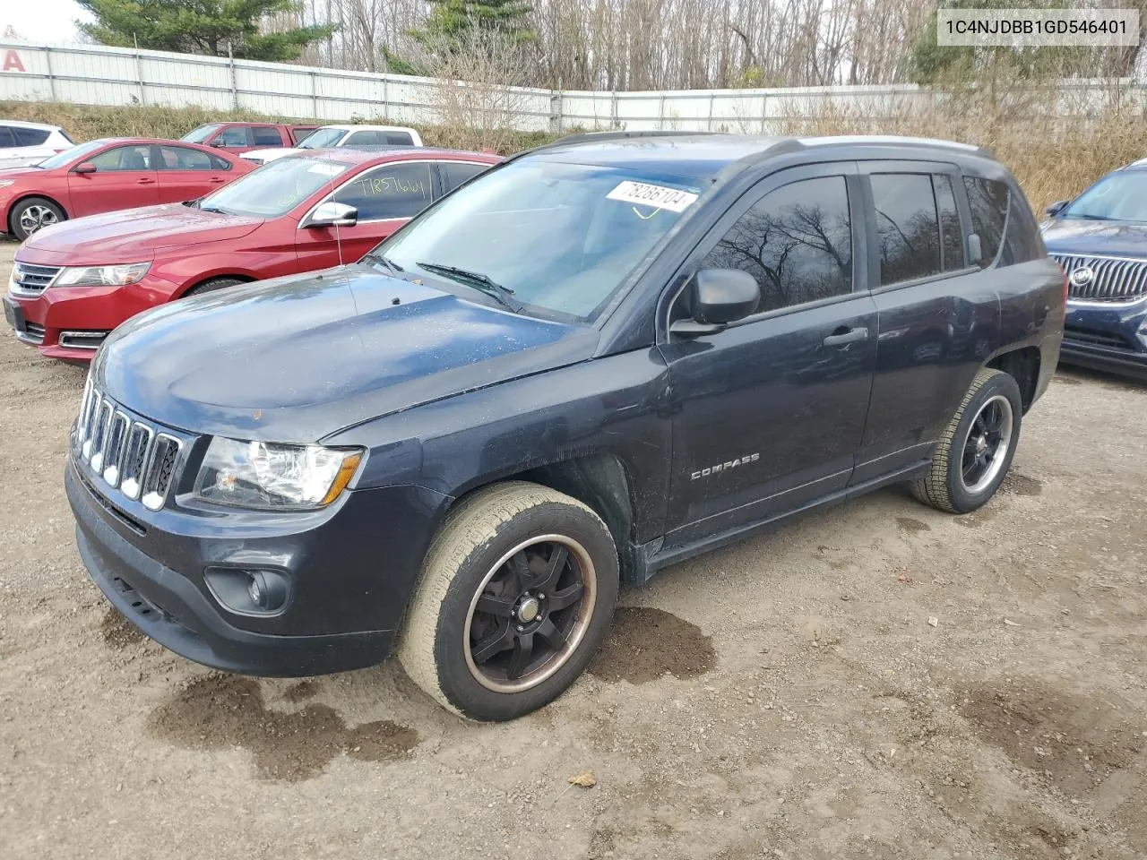 1C4NJDBB1GD546401 2016 Jeep Compass Sport