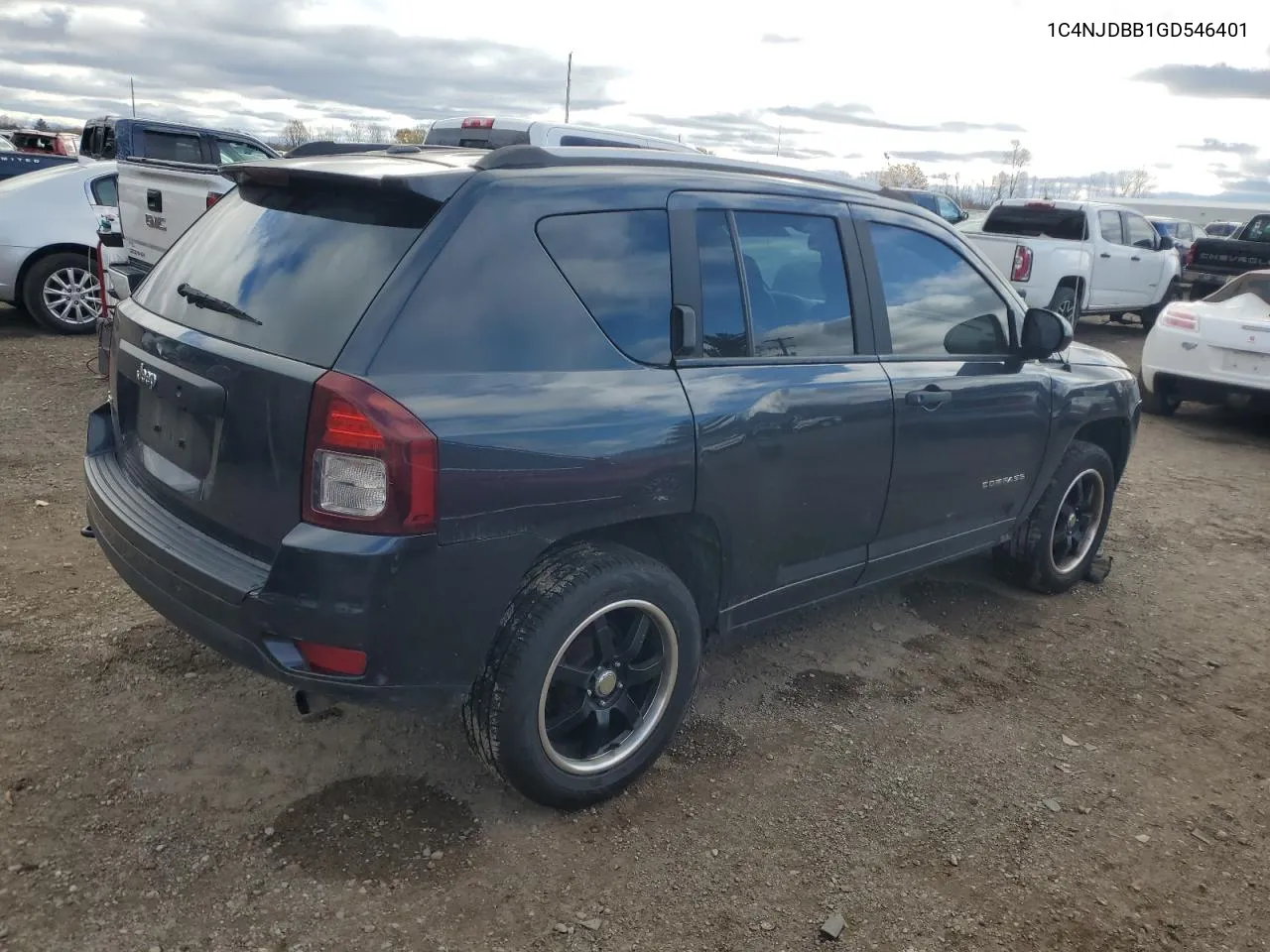 2016 Jeep Compass Sport VIN: 1C4NJDBB1GD546401 Lot: 78286104