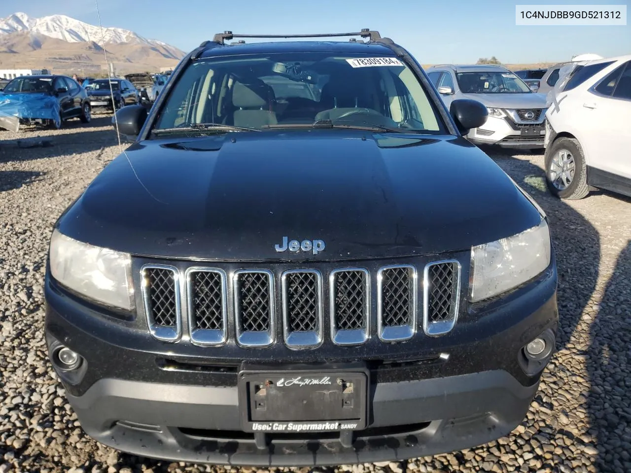 2016 Jeep Compass Sport VIN: 1C4NJDBB9GD521312 Lot: 78309184