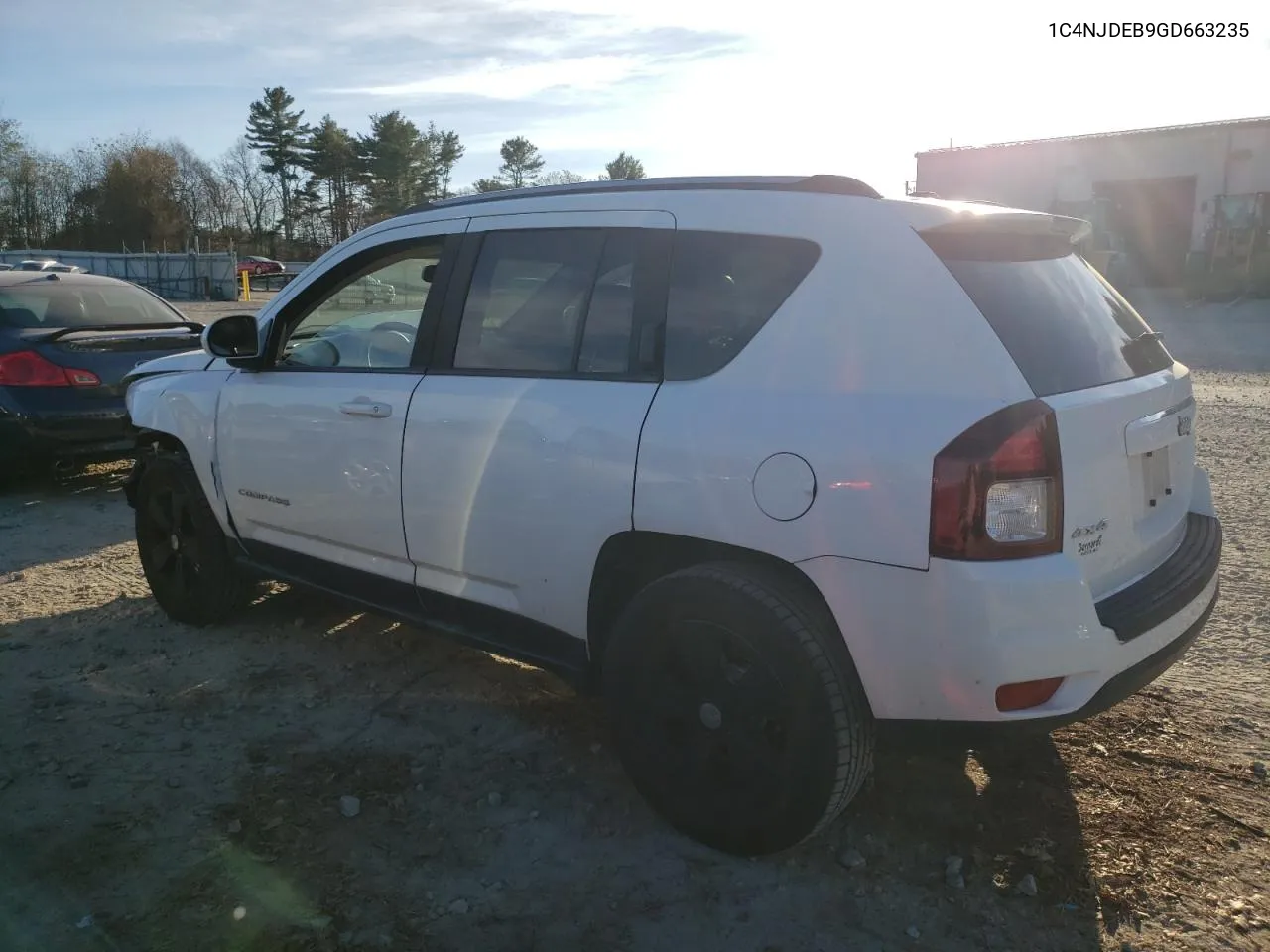 2016 Jeep Compass Latitude VIN: 1C4NJDEB9GD663235 Lot: 78501974