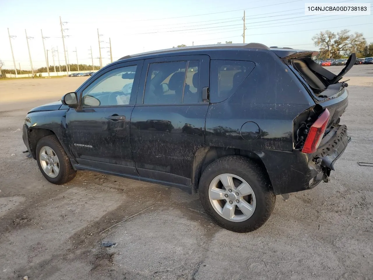 1C4NJCBA0GD738183 2016 Jeep Compass Sport