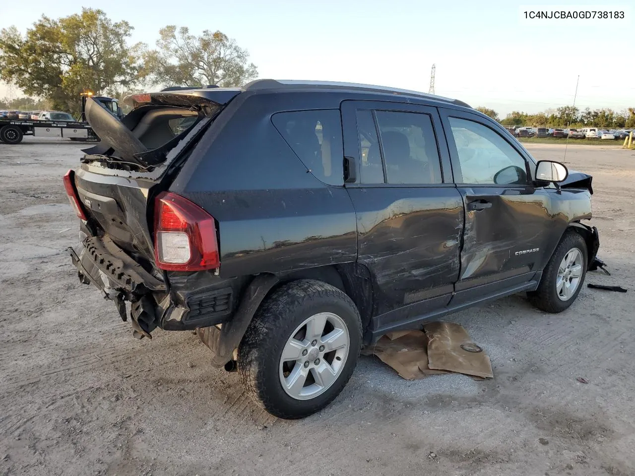 1C4NJCBA0GD738183 2016 Jeep Compass Sport