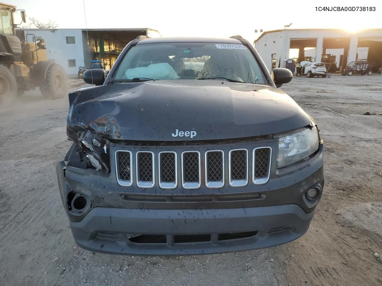 2016 Jeep Compass Sport VIN: 1C4NJCBA0GD738183 Lot: 78597334