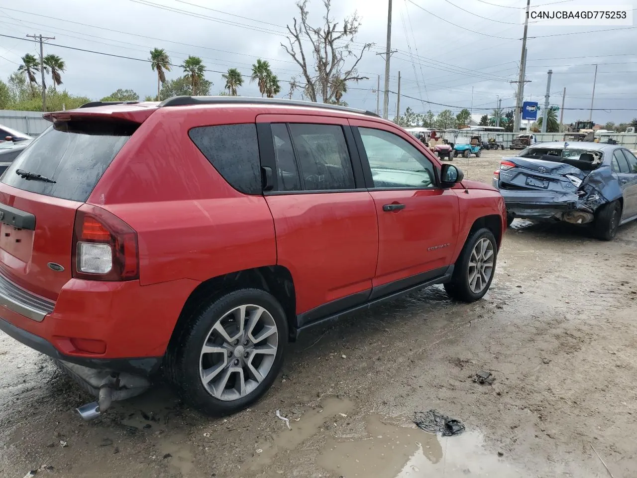 2016 Jeep Compass Sport VIN: 1C4NJCBA4GD775253 Lot: 78699444