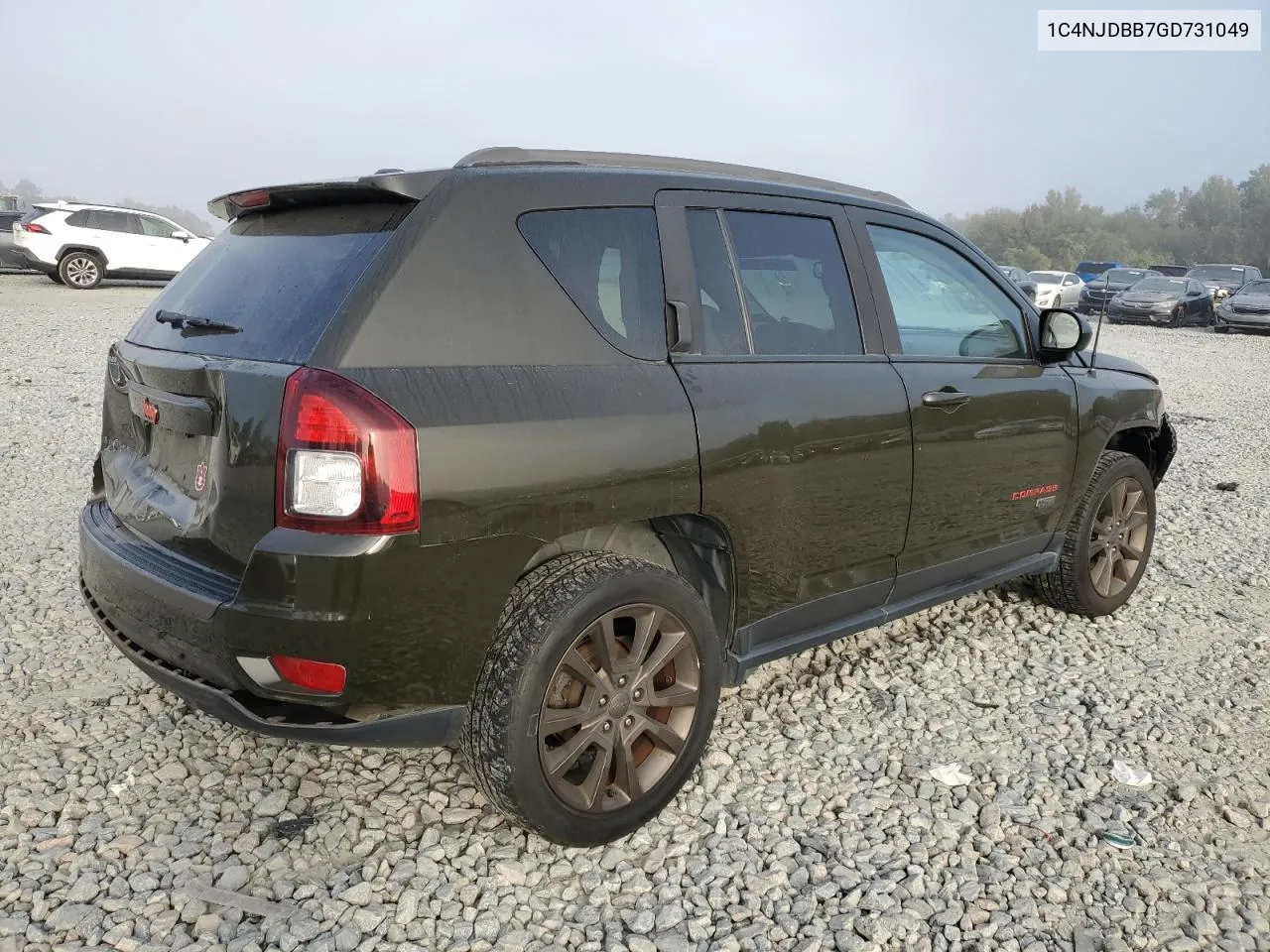 2016 Jeep Compass Sport VIN: 1C4NJDBB7GD731049 Lot: 78715174