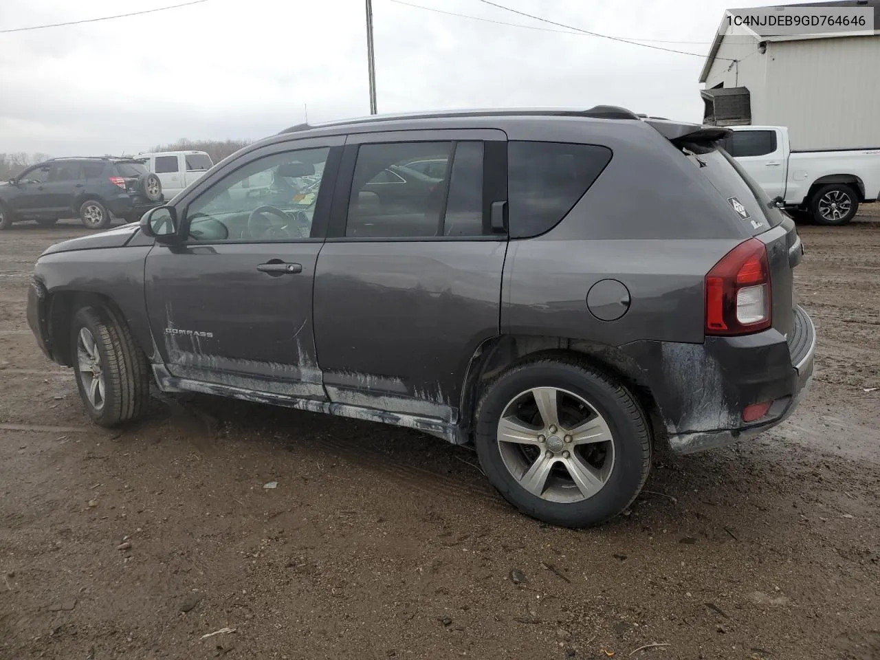 2016 Jeep Compass Latitude VIN: 1C4NJDEB9GD764646 Lot: 78722494