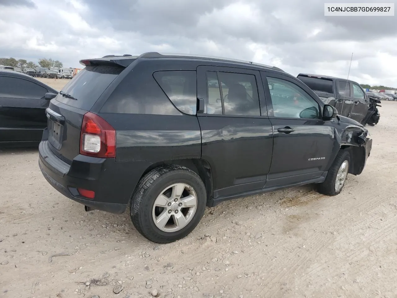 2016 Jeep Compass Sport VIN: 1C4NJCBB7GD699827 Lot: 78815324