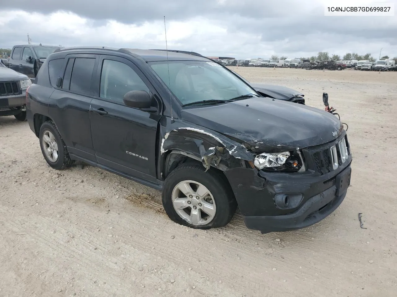 2016 Jeep Compass Sport VIN: 1C4NJCBB7GD699827 Lot: 78815324