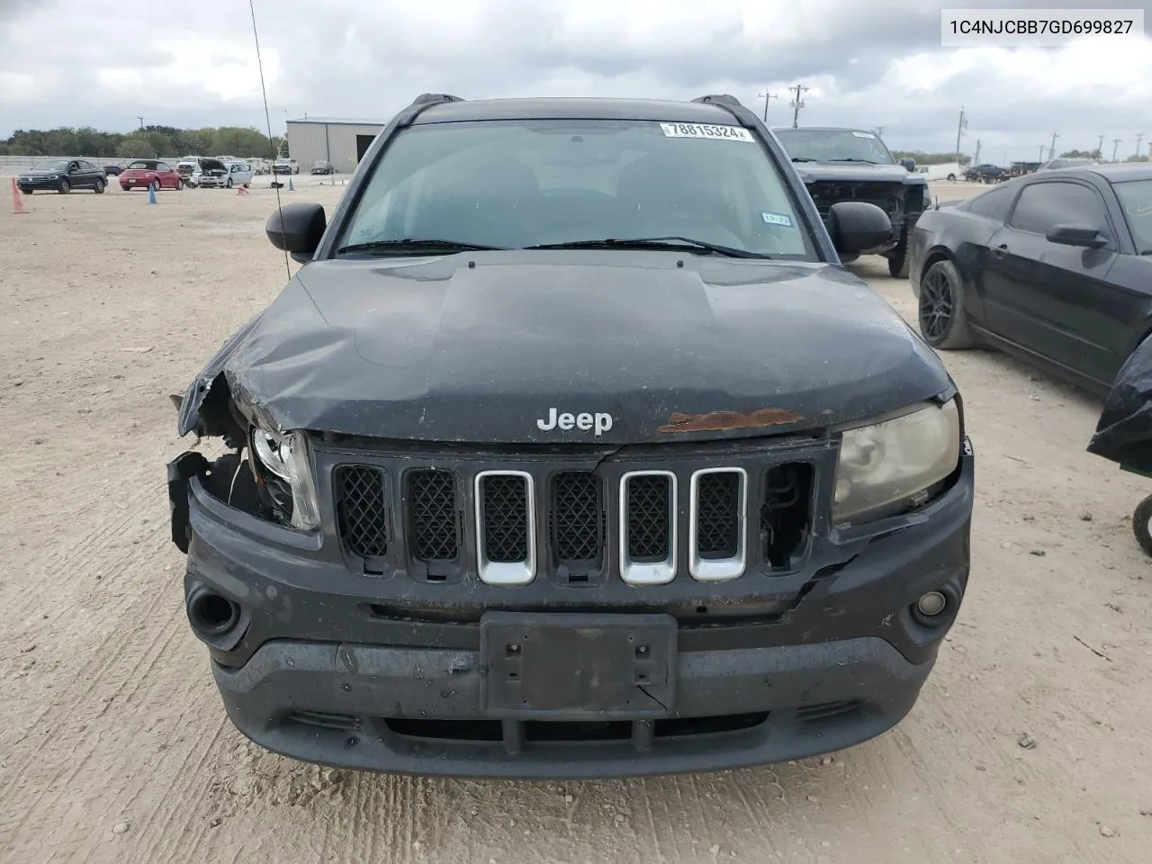 2016 Jeep Compass Sport VIN: 1C4NJCBB7GD699827 Lot: 78815324