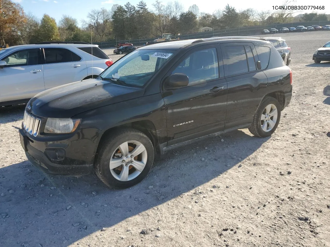 2016 Jeep Compass Sport VIN: 1C4NJDBB3GD779468 Lot: 78899694