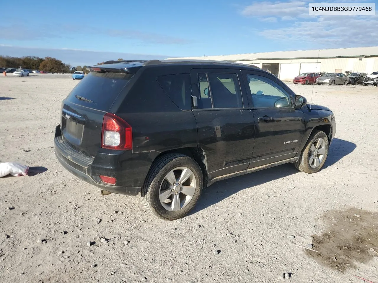 2016 Jeep Compass Sport VIN: 1C4NJDBB3GD779468 Lot: 78899694