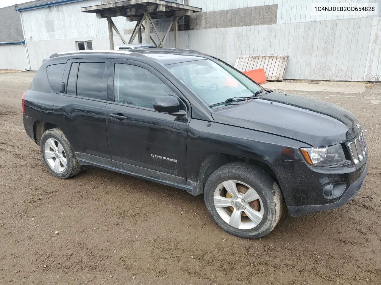 2016 Jeep Compass Latitude VIN: 1C4NJDEB2GD654828 Lot: 79137284