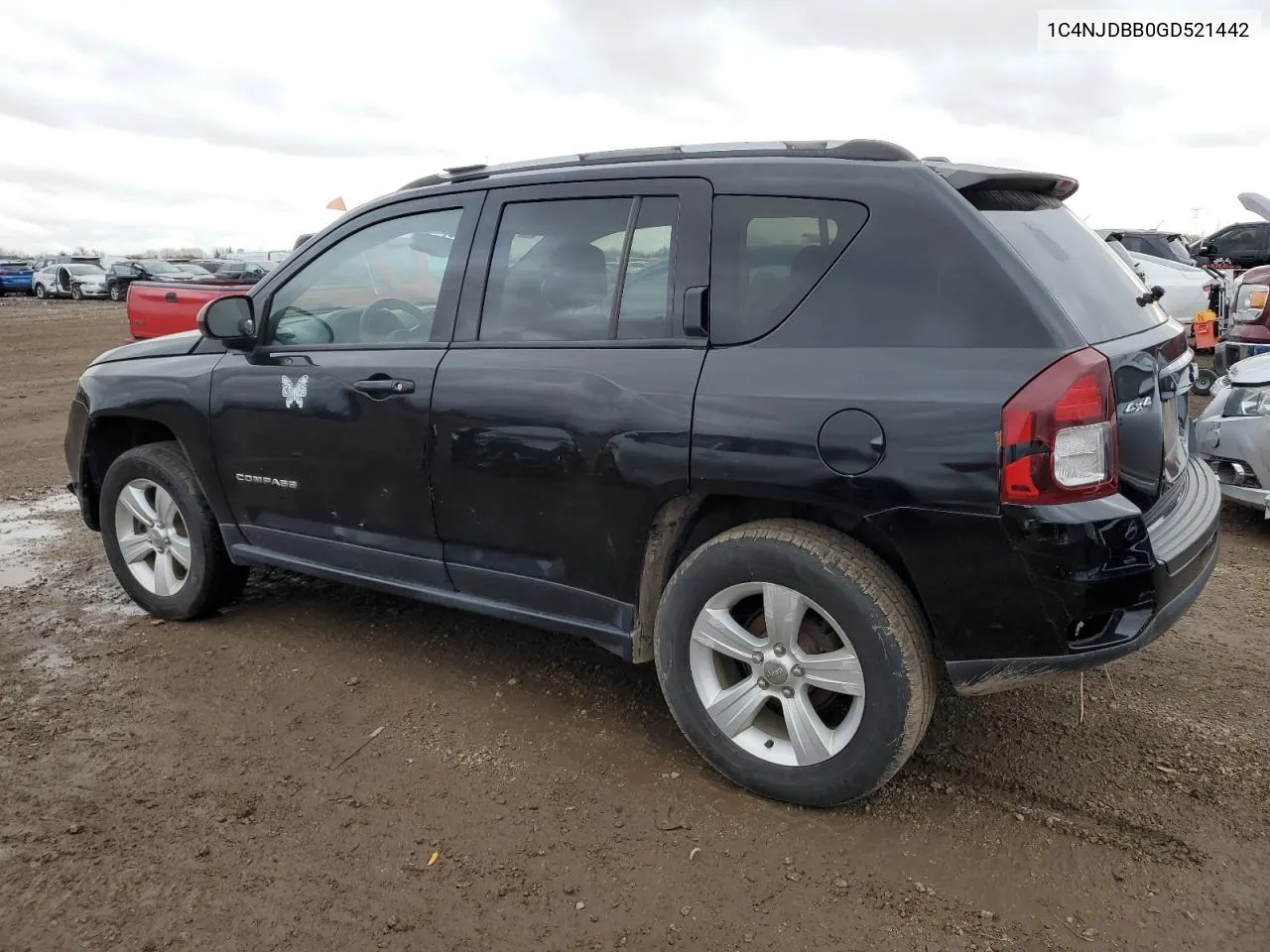 2016 Jeep Compass Sport VIN: 1C4NJDBB0GD521442 Lot: 79310994