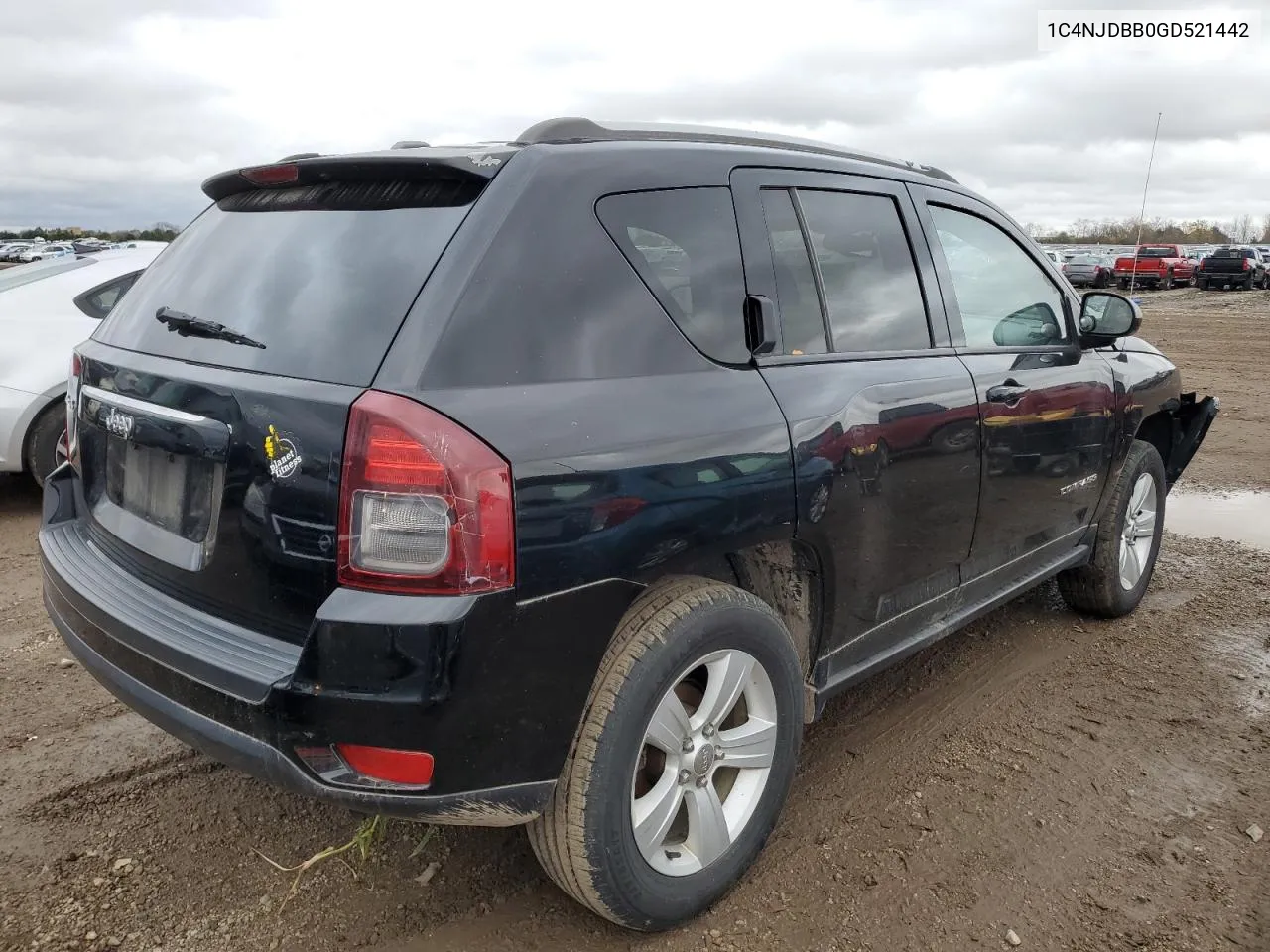 2016 Jeep Compass Sport VIN: 1C4NJDBB0GD521442 Lot: 79310994