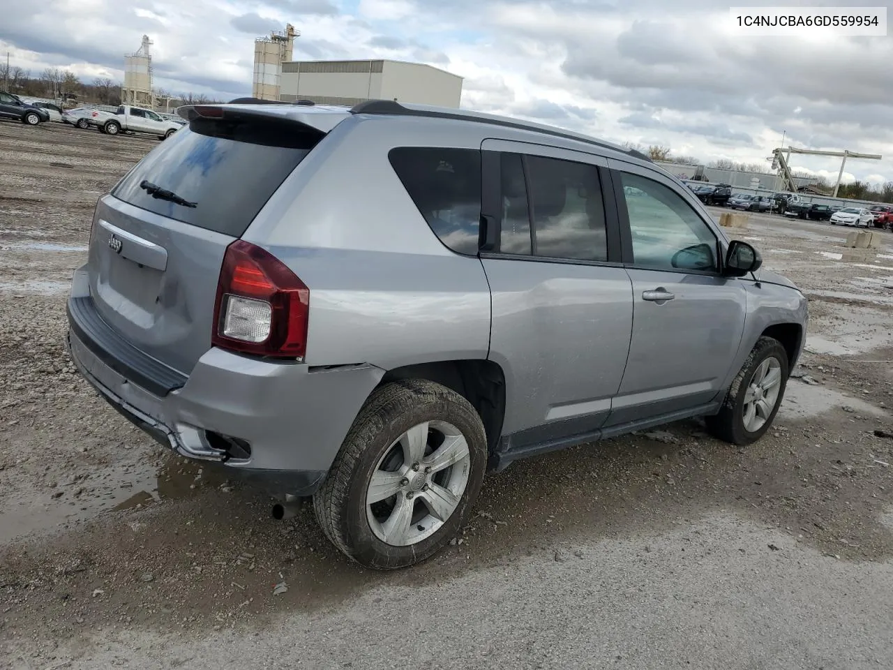 2016 Jeep Compass Sport VIN: 1C4NJCBA6GD559954 Lot: 79426554