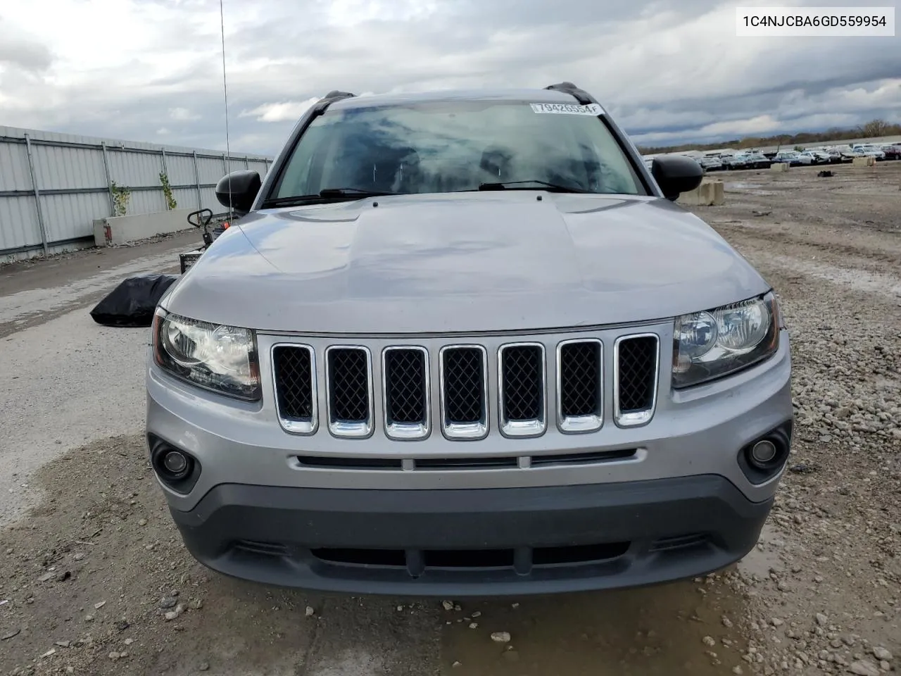 2016 Jeep Compass Sport VIN: 1C4NJCBA6GD559954 Lot: 79426554