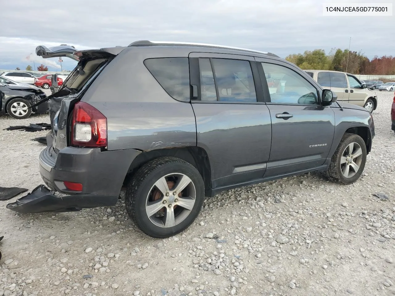 2016 Jeep Compass Latitude VIN: 1C4NJCEA5GD775001 Lot: 79605844