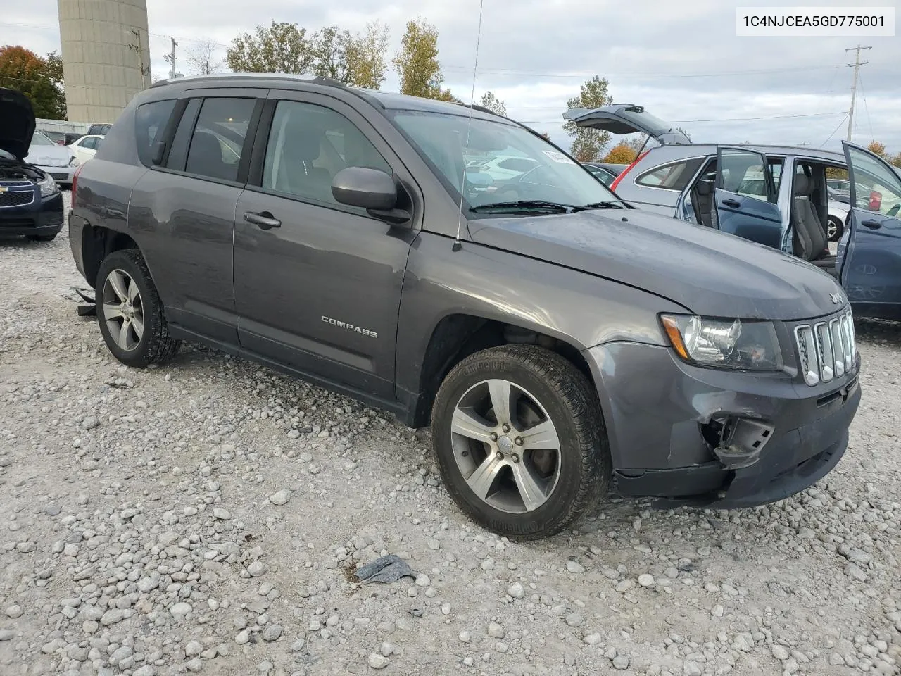 2016 Jeep Compass Latitude VIN: 1C4NJCEA5GD775001 Lot: 79605844