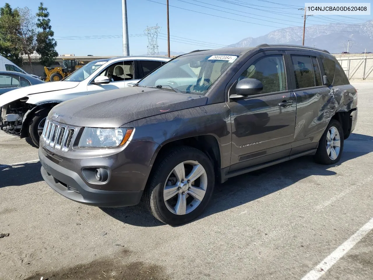 2016 Jeep Compass Sport VIN: 1C4NJCBA0GD620408 Lot: 79692084