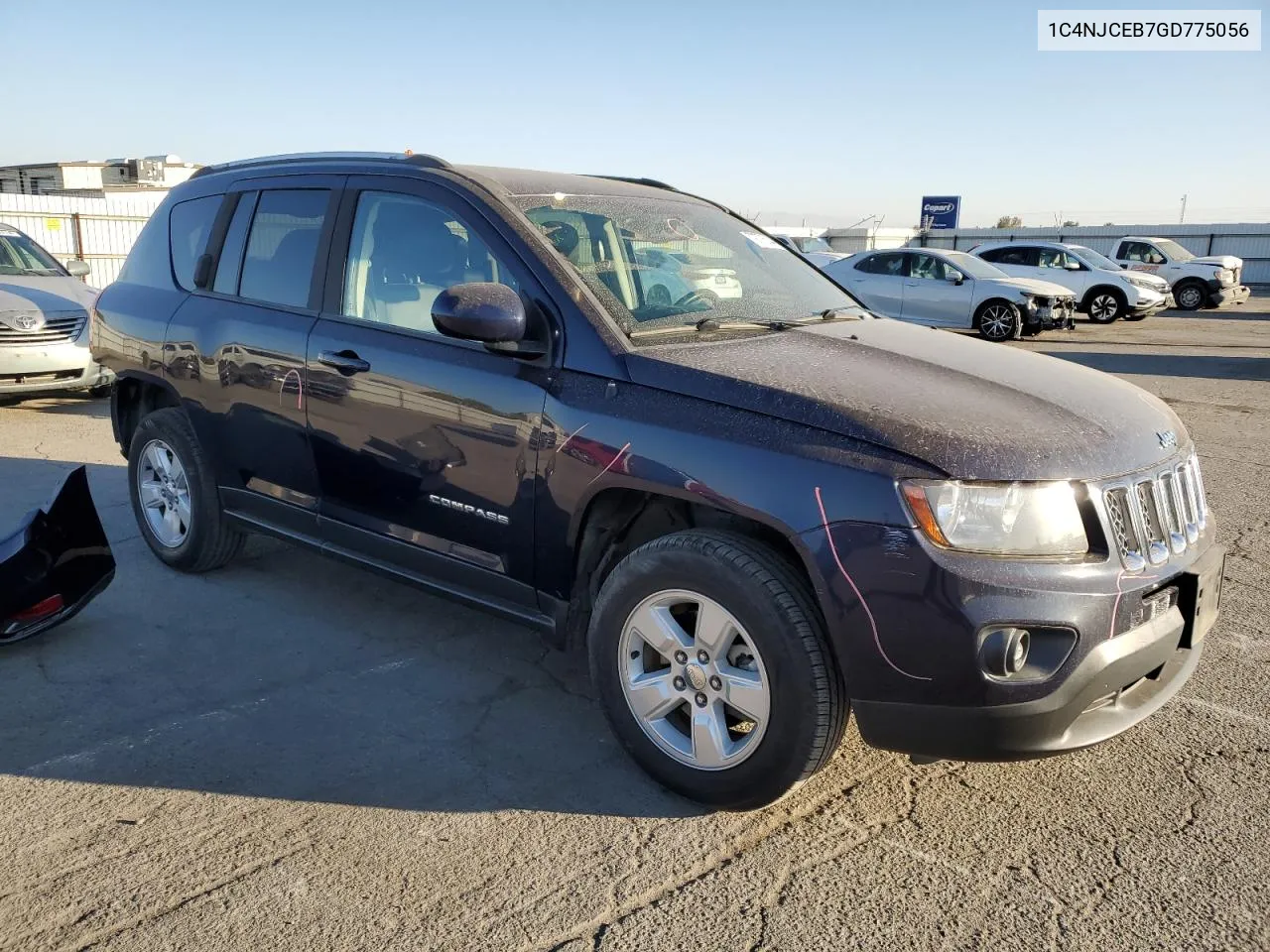 2016 Jeep Compass Latitude VIN: 1C4NJCEB7GD775056 Lot: 79776044