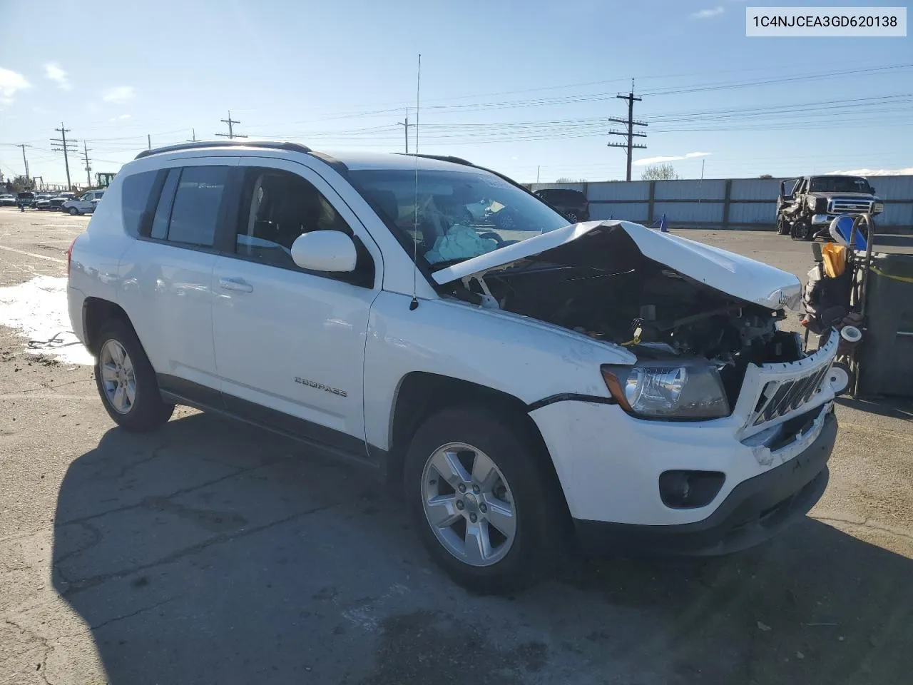 2016 Jeep Compass Latitude VIN: 1C4NJCEA3GD620138 Lot: 80154964