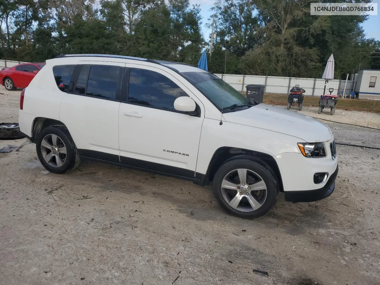 1C4NJDEB8GD768834 2016 Jeep Compass Latitude