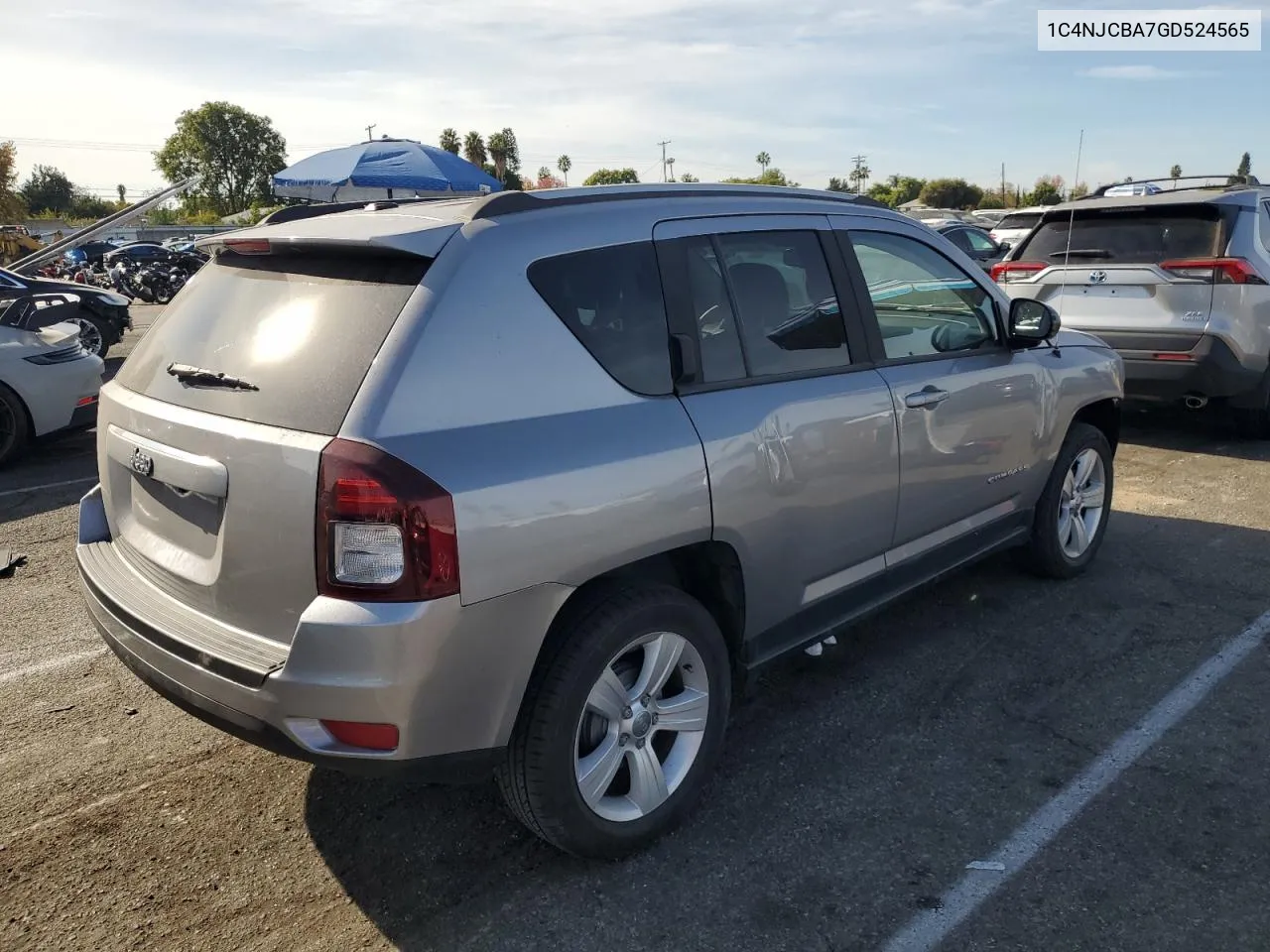 2016 Jeep Compass Sport VIN: 1C4NJCBA7GD524565 Lot: 81200214