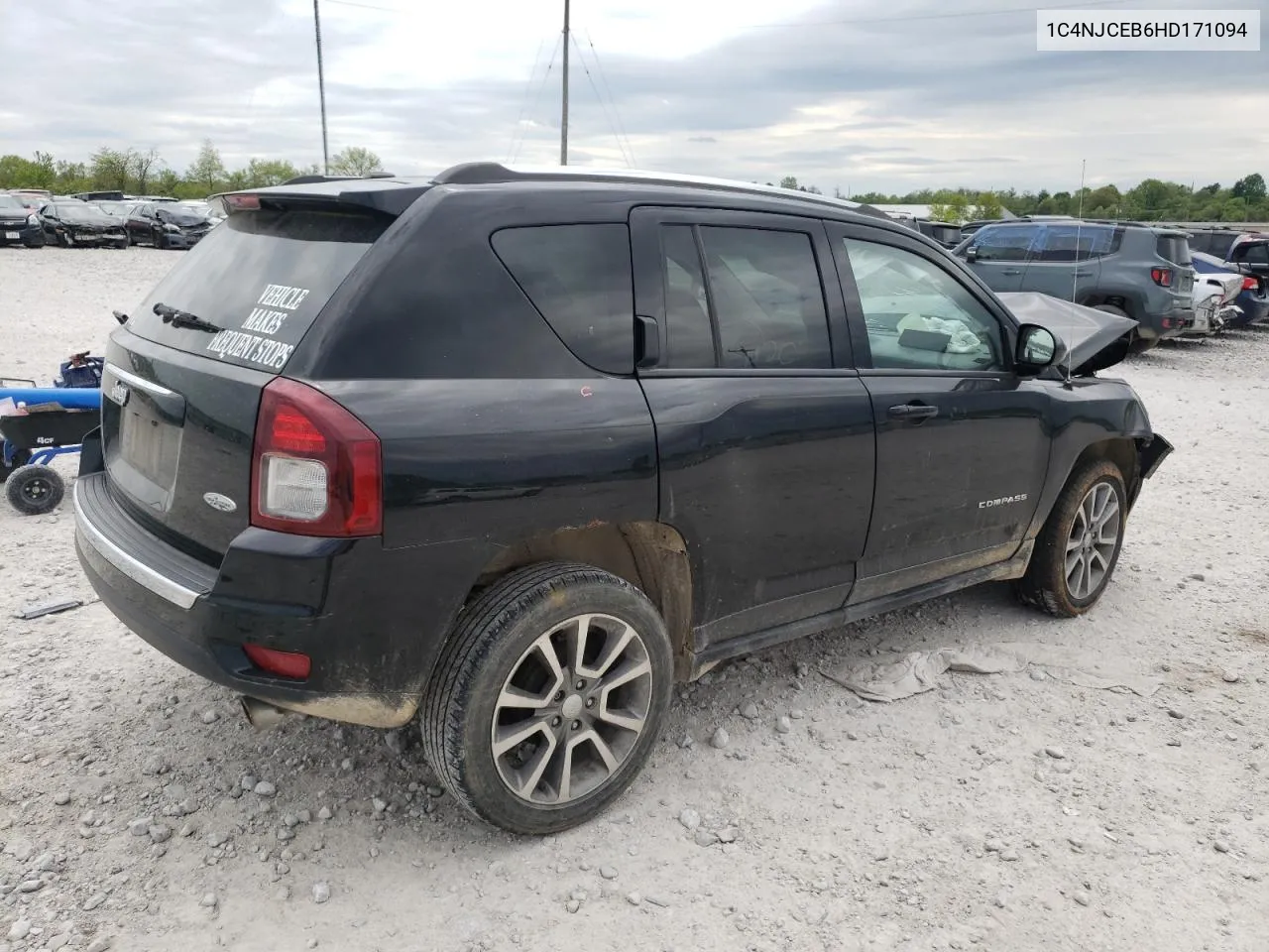 2017 Jeep Compass Latitude VIN: 1C4NJCEB6HD171094 Lot: 51971294