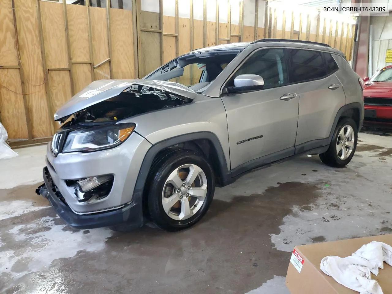 3C4NJCBB8HT643309 2017 Jeep Compass Latitude