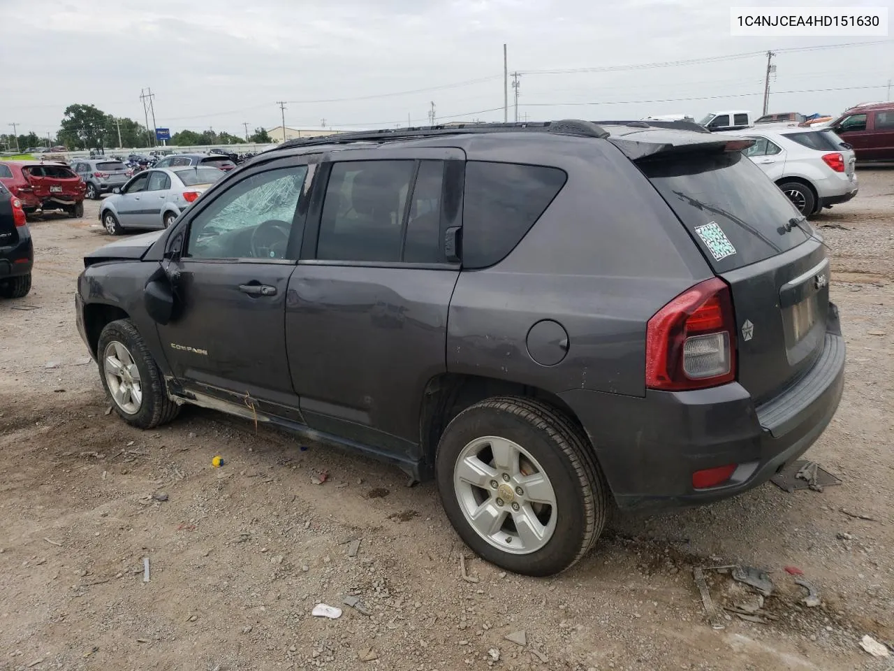 2017 Jeep Compass Latitude VIN: 1C4NJCEA4HD151630 Lot: 58271663