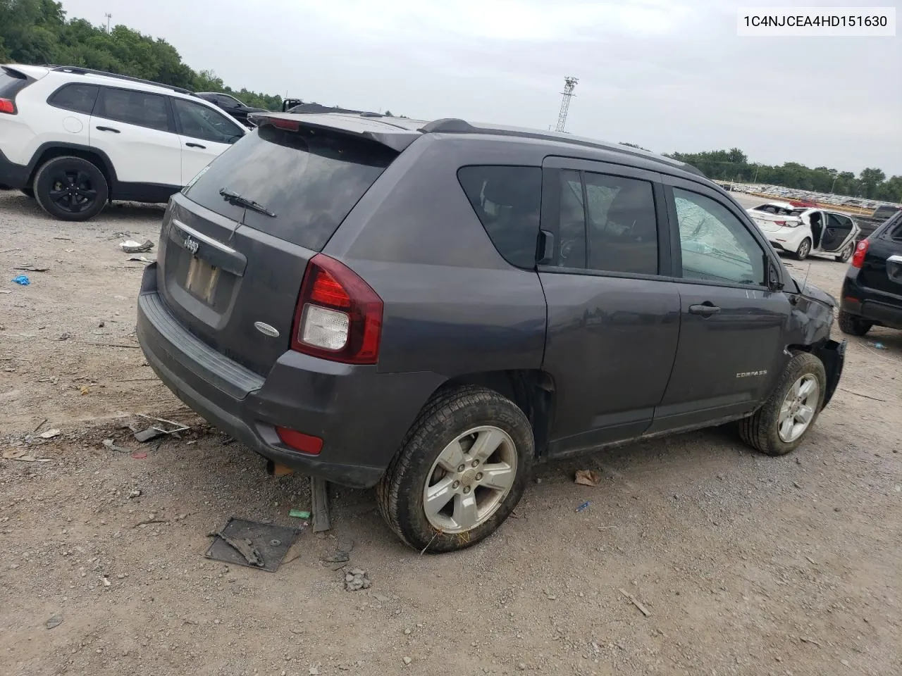 2017 Jeep Compass Latitude VIN: 1C4NJCEA4HD151630 Lot: 58271663